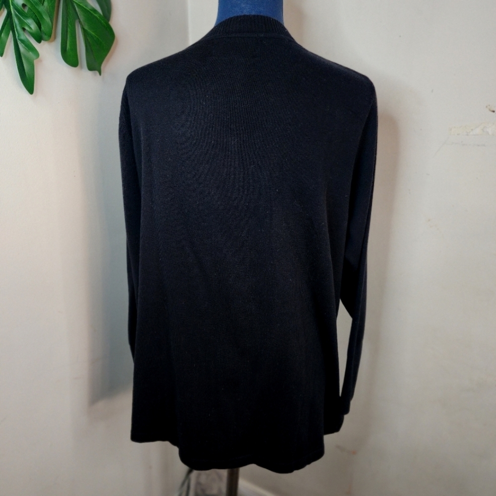 Vintage Bob Mackie Wearable Art Crewneck Embroide… - image 6